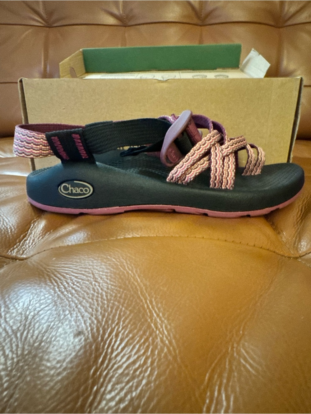 Chaco Women's Pink & Purple Strappy Sandal